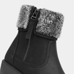 Jen Womens Black Ankle Boot*Softlites Fashion
