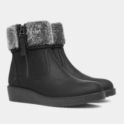 Jen Womens Black Ankle Boot*Softlites Fashion