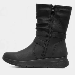 Jenna Womens Black Calf Boot*Softlites Outlet