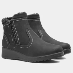 Jess Womens Black Ankle Boot*Softlites Clearance