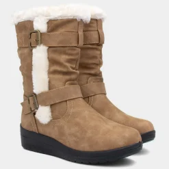 Jo Womens Faux Fur Calf Boot*Softlites New