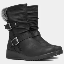 Joey Womens Black Zip Up Boot*Softlites Sale