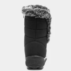Joy Womens Black Faux Fur Boot*Softlites Clearance