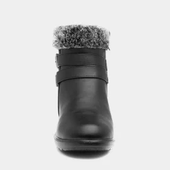 Julia Womens Black Faux Fur Ankle Boot*Softlites Sale