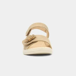 Shelby Womens Taupe Easy Fasten Sandal*Softlites New