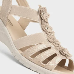 Sienna Womens Flower Sandal*Softlites Hot