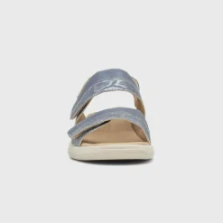 Stevie Womens Blue Easy Fasten Sandal*Softlites Best