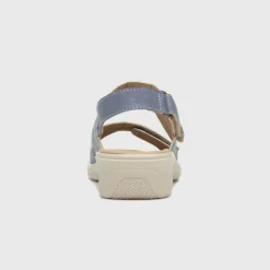 Stevie Womens Blue Easy Fasten Sandal*Softlites Best
