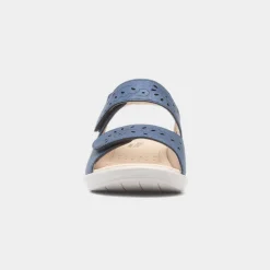 Susan Womens Blue Easy Fasten Sandal*Softlites Sale