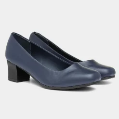 Venus Womens Navy Court Shoe*Softlites Outlet