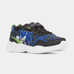 Kai Kids Black Trainer*Sonic The Hedgehog Fashion