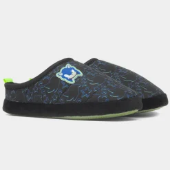 Kids Black Mule Slipper*Sonic The Hedgehog Best