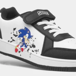 Kids White Easy Fasten Trainer*Sonic The Hedgehog Sale