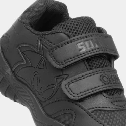 Riden Kids Black School Shoe*Sonic The Hedgehog Discount