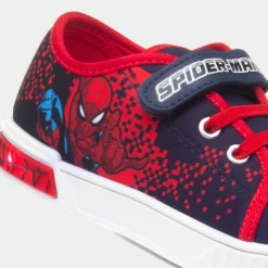 Catch Kids Navy Light Up Canvas*Spider-Man Outlet