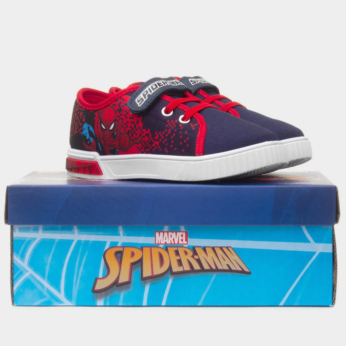 Catch Kids Navy Light Up Canvas*Spider-Man Outlet