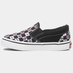Kids Black Slip On Canvas*Spider-Man Hot