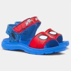 Kids Blue Easy Fasten EVA Sandal*Spider-Man Sale