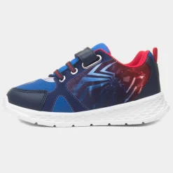 Kids Navy Easy Fasten Trainer*Spider-Man Sale