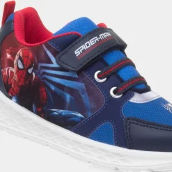 Kids Navy Easy Fasten Trainer*Spider-Man Sale