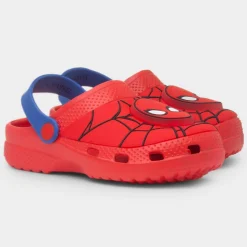Kids Red Light Up EVA Clog*Spider-Man Outlet