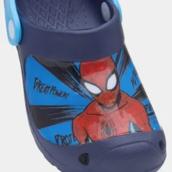 Parker Kids Blue EVA Clog*Spider-Man Discount