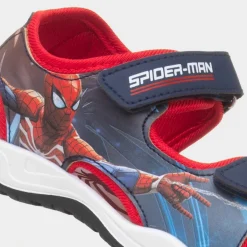 Webb Kids Navy Easy Fasten Sandal*Spider-Man Hot