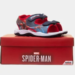 Webb Kids Navy Easy Fasten Sandal*Spider-Man Hot