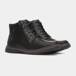Cascade Mens Black Lace Up Boot*Stone Creek Sale