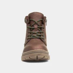 Arthur Kids Brown Zip Up Boot*Stone Creek Junior Hot