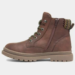 Arthur Kids Brown Zip Up Boot*Stone Creek Junior Hot