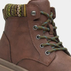 Arthur Kids Brown Zip Up Boot*Stone Creek Junior Hot
