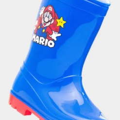 Kids Blue Welly*Super Mario Hot