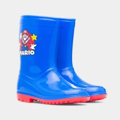 Kids Blue Welly*Super Mario Hot