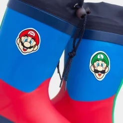 Kids Multi Warm Lined Welly*Super Mario New