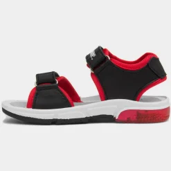 Kids Red Easy Fasten Light Up Sandal*Super Mario New