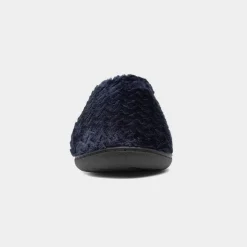 Cal Mens Navy Mule*The Slipper Company Hot