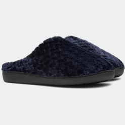 Cal Mens Navy Mule*The Slipper Company Hot