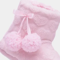 Cherish Girls Pink Bootie*The Slipper Company Sale