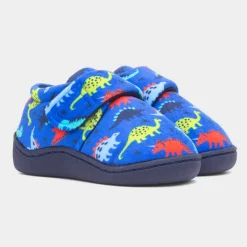 Chip Boys Blue Slipper*The Slipper Company Online