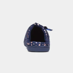 Clara Womens Navy Mule Slipper*The Slipper Company Outlet