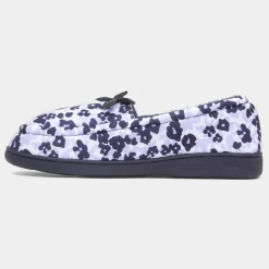Colette Womens Navy Moccasin*The Slipper Company Fashion