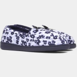 Colette Womens Navy Moccasin*The Slipper Company Fashion