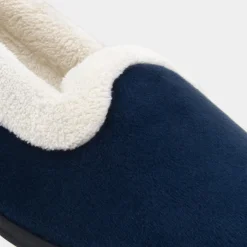 Frida Womens Navy Velour Full*The Slipper Company Discount