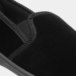 Ian Mens Black Twin Gusset*The Slipper Company Clearance