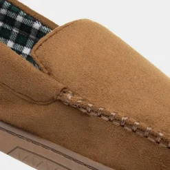 Issac Mens Brown Moccasin*The Slipper Company Clearance