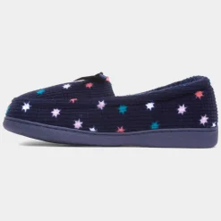 Laurel Womens Navy Moccasin*The Slipper Company Best