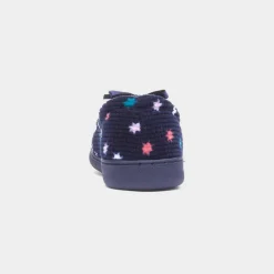 Laurel Womens Navy Moccasin*The Slipper Company Best