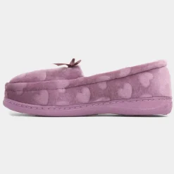 Leah Womens Purple Moccasin*The Slipper Company Discount