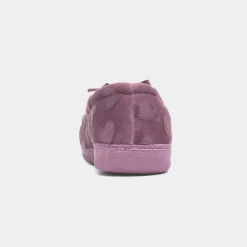 Leah Womens Purple Moccasin*The Slipper Company Discount
